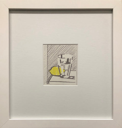 ROY LICHTENSTEIN Glass and Lemon, 1973