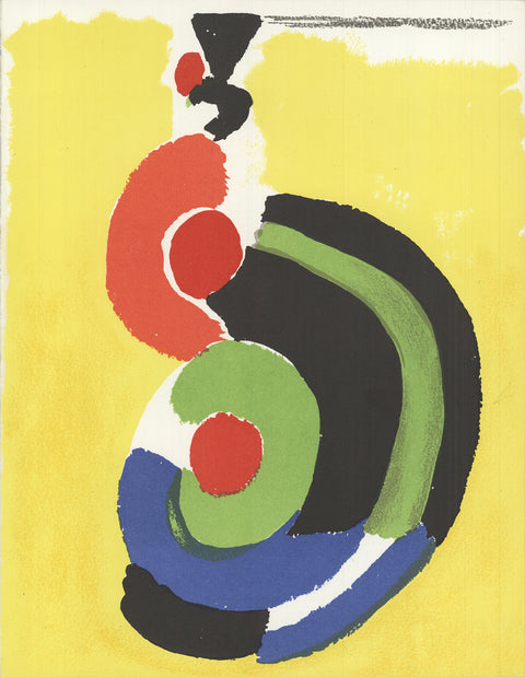 SONIA DELAUNAY Composition pour XXieme Siecle, 1972