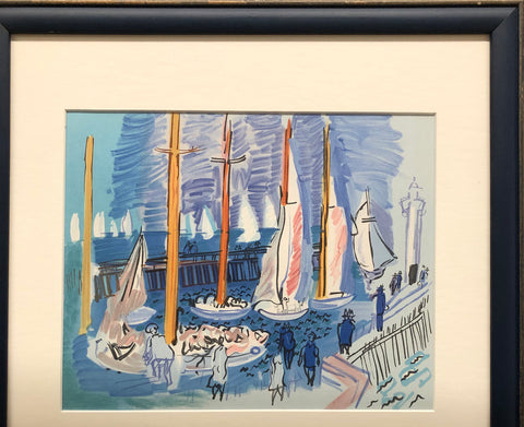 RAOUL DUFY Regates, 1965