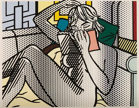 ROY LICHTENSTEIN Nude Reading Pink Book, 1997