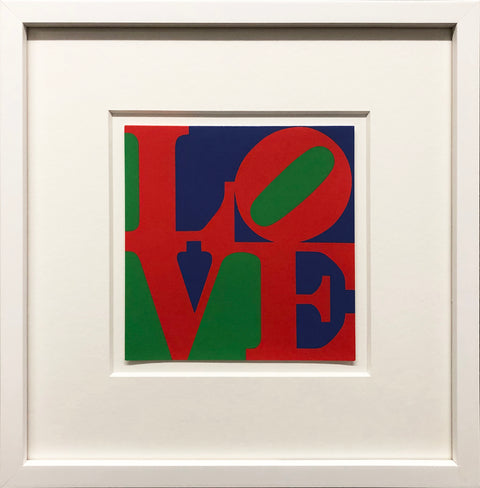 ROBERT INDIANA Love Red, Blue, Green, 1993