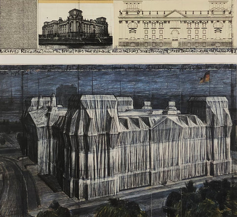 JAVACHEFF CHRISTO Wrapped Reichstag, 1985