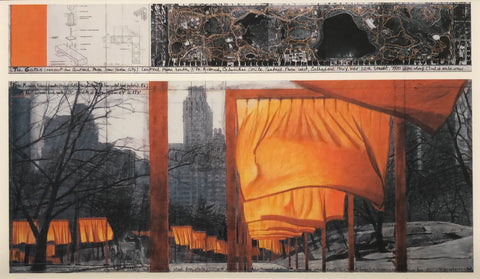 JAVACHEFF CHRISTO The Gates, Project for Central Park, New York City, 2003