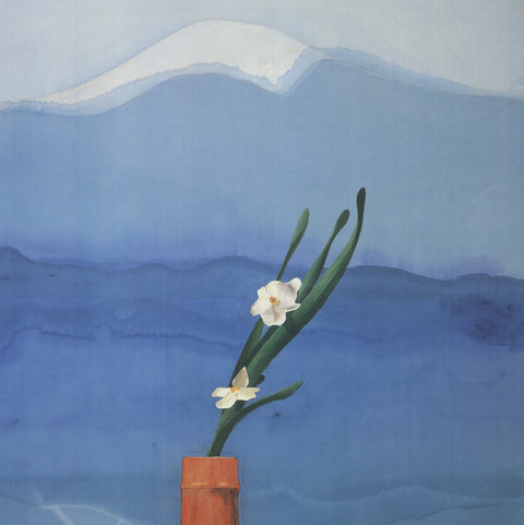 DAVID HOCKNEY Mount Fuji with Flowers, 1988