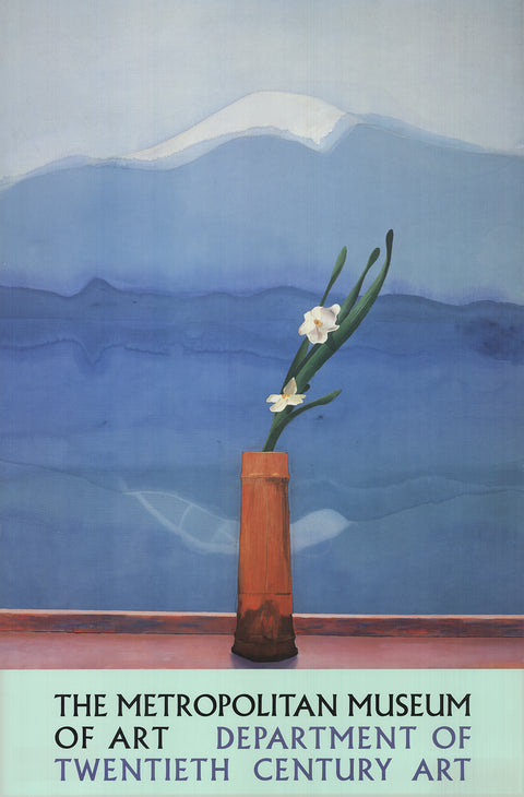 DAVID HOCKNEY Mount Fuji with Flowers, 1988