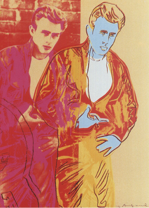 ANDY WARHOL Ads: Rebel Without a Cause (James Dean), 1990