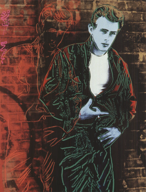 ANDY WARHOL Ads: Rebel Without a Cause (James Dean), 1990