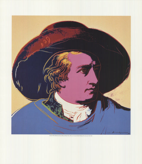 ANDY WARHOL Goethe, 1990