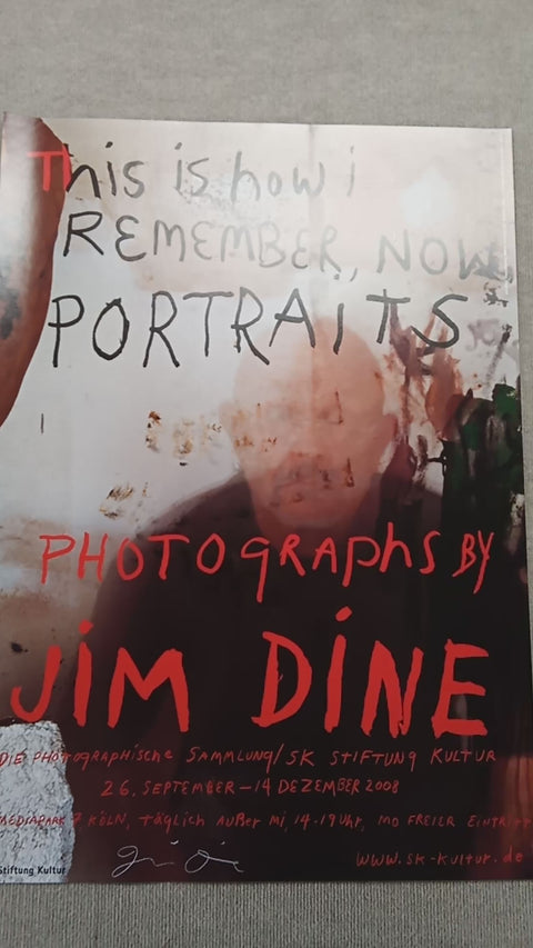 JIM DINE Disappearing before Gehard and Susanne, 2008 - Signed