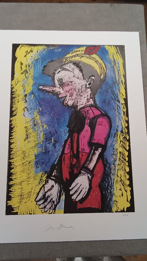 JIM DINE Pinocchio, 2008 - Signed