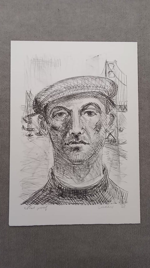 ALLAN CURAN Portrait of a Sailor, 1968 - Signed