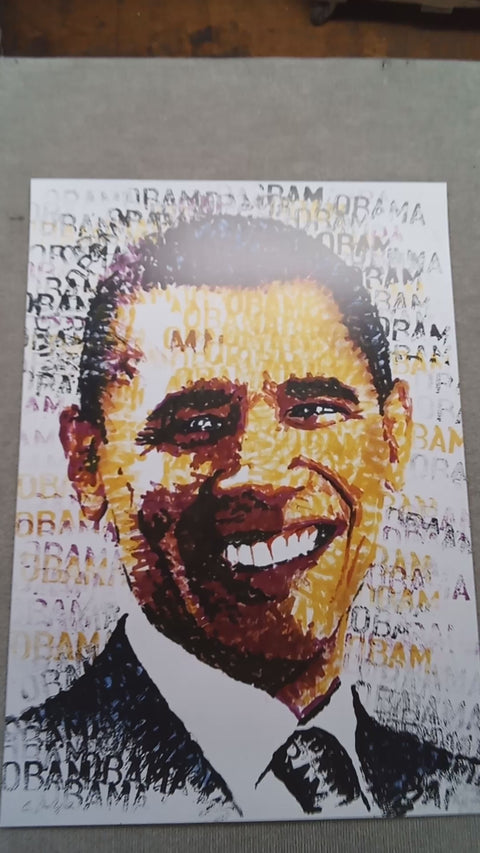 CHRIS BRITZ Obama, 2008 - Signed