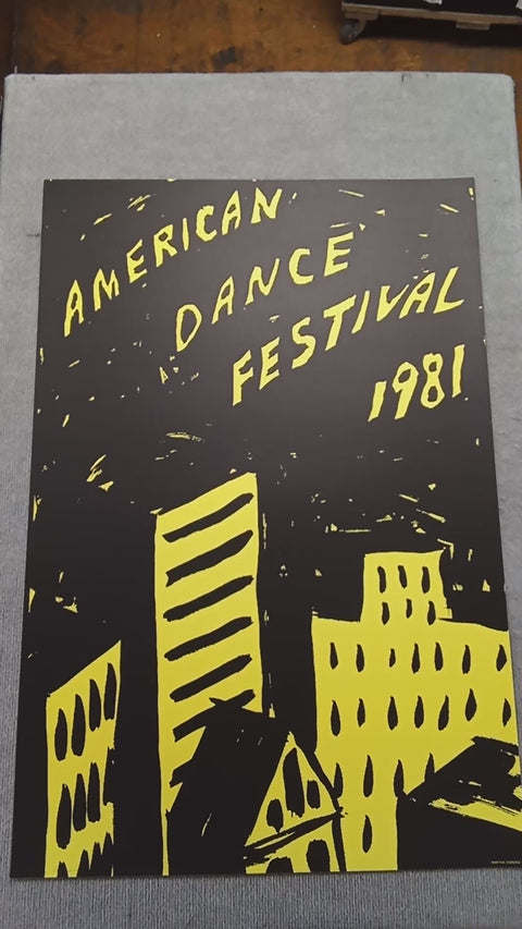 MARTHA DIAMOND American Dance Festival 1981, 1981 - Signed