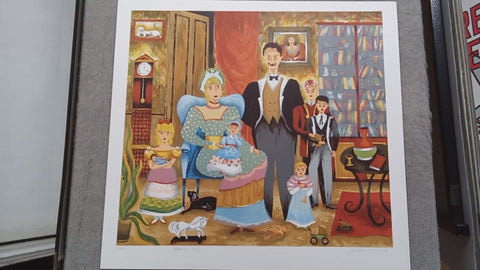 LEE DUBIN Family Portrait, 1985 - Signed