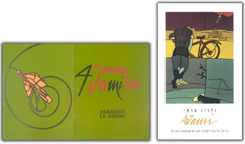 Bundle- 2 Assorted Valerio Adami Poster and Serigraphs