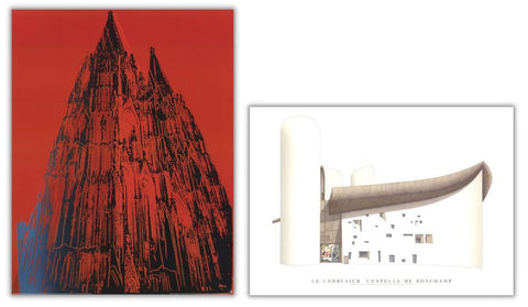 Bundle- 2 Assorted Various Artists Places of Worship Posters