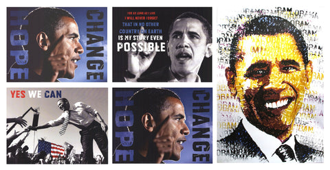 Bundle- 5 Assorted Obama Posters