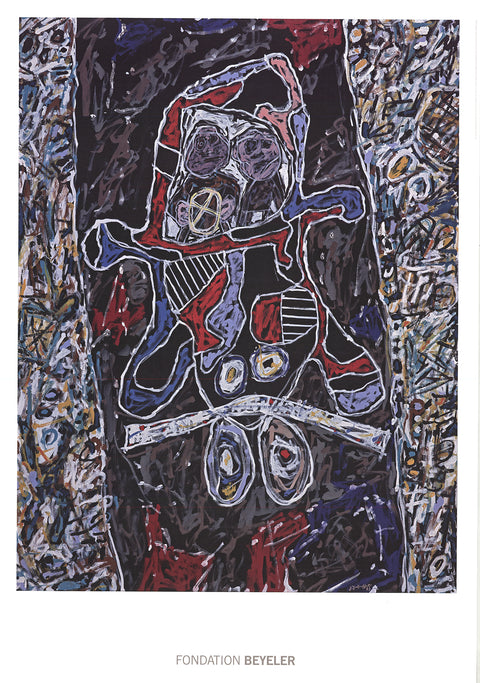 JEAN DUBUFFET Automobile a la route noire, 2016