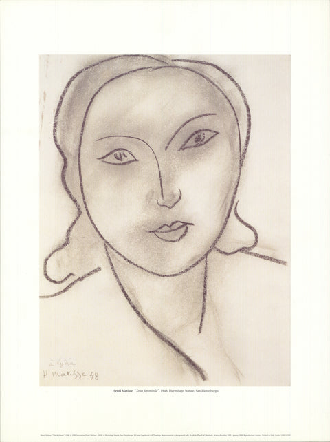 HENRI MATISSE Testa Femminile, 1999