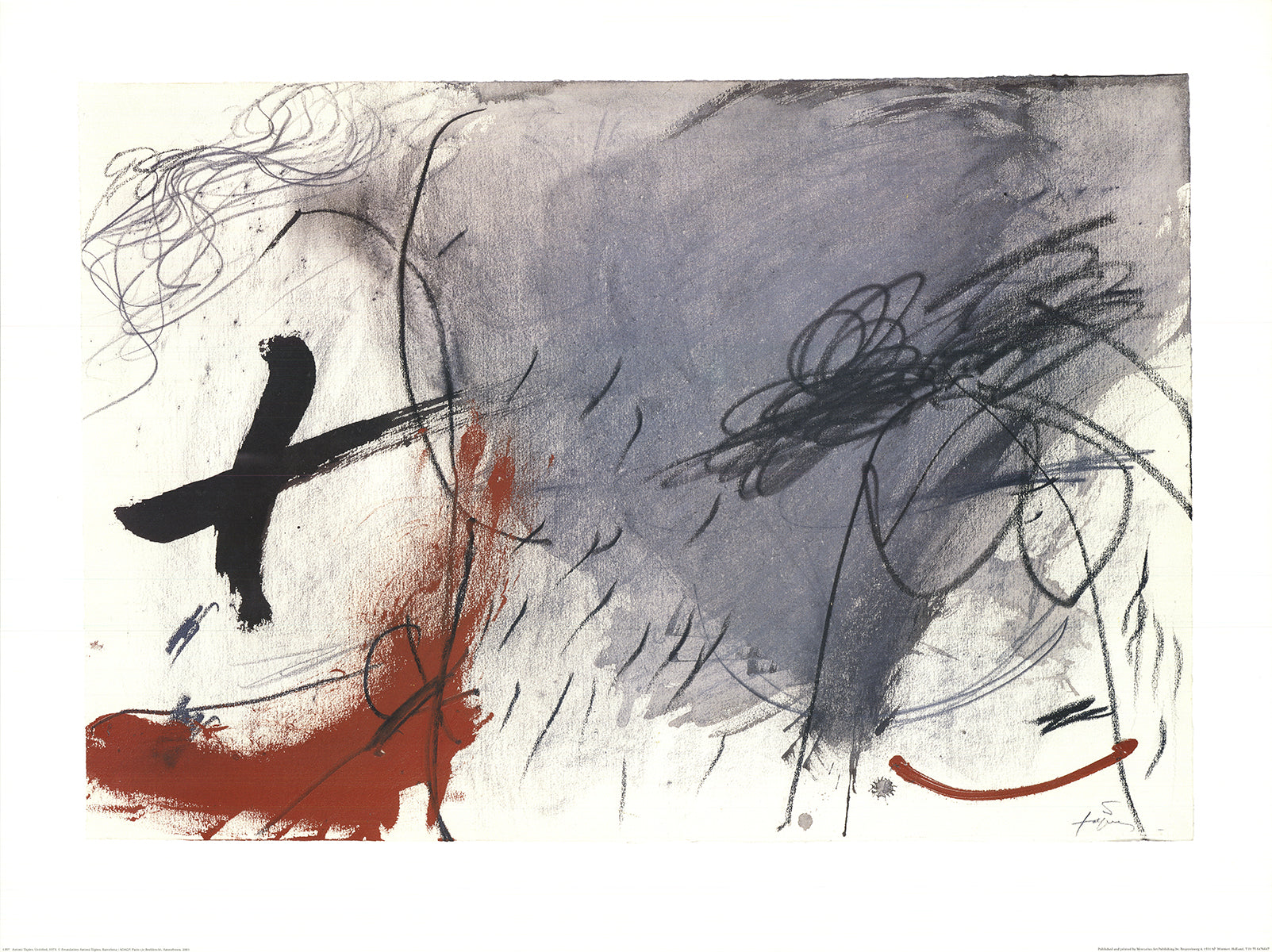 ANTONI TAPIES Unaltd, 1973, 2001